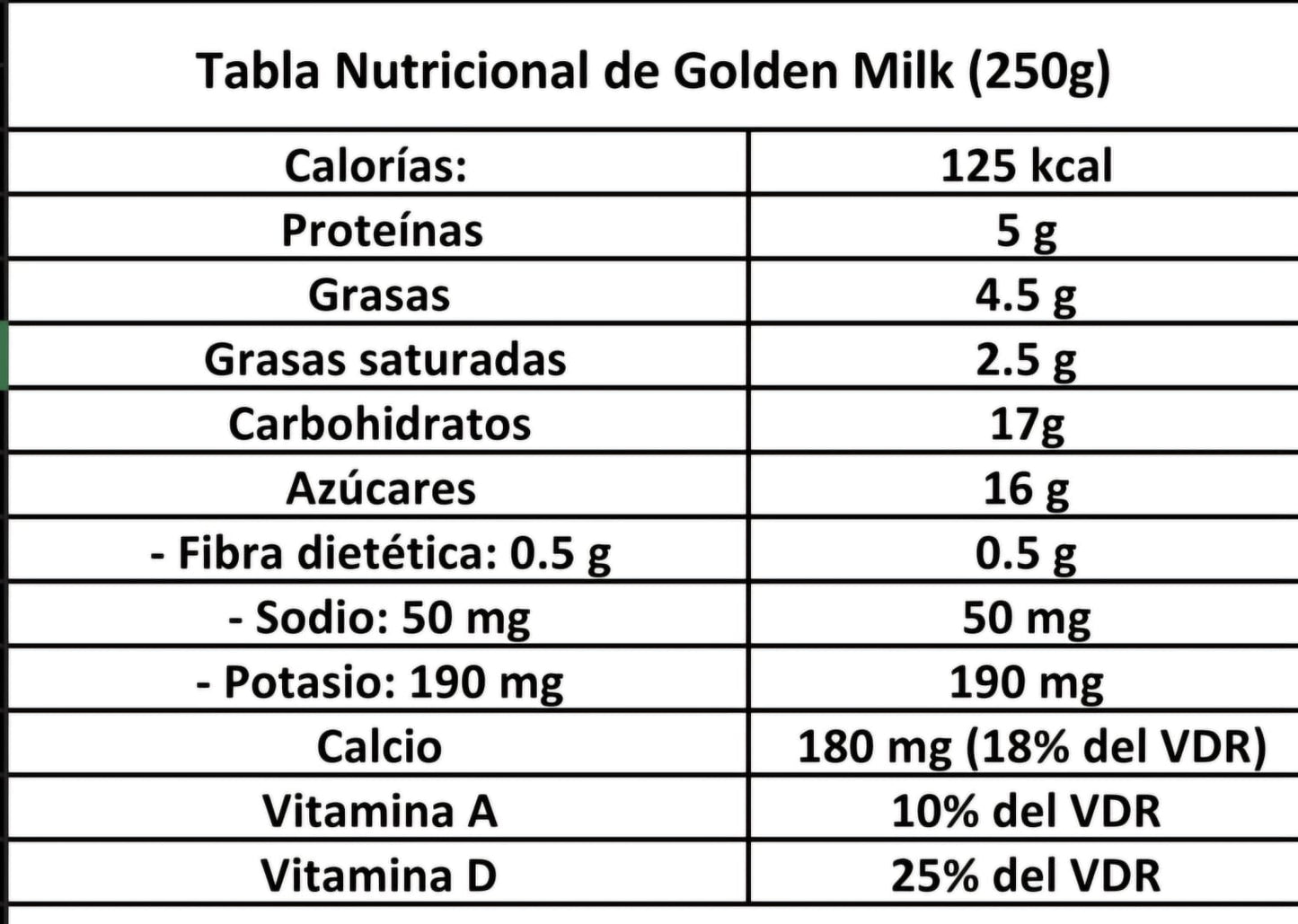 GOLDEN MILK 250G NATURAL-INN