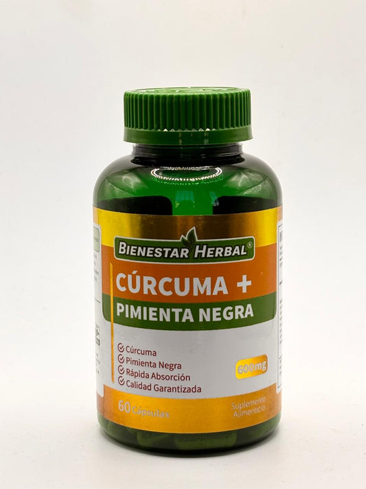 Cúrcuma + pimienta negra 650mg